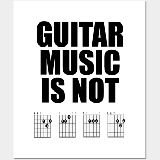 Guitar Music Is Not Dead Posters and Art